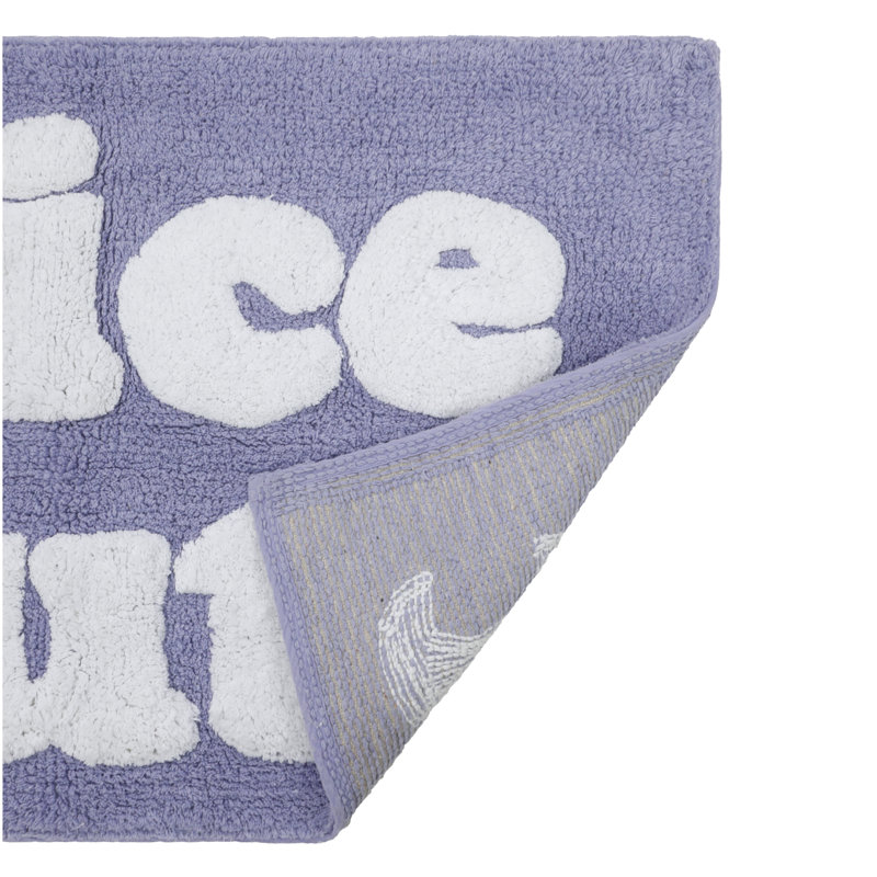 Jessica Simpson Nice Butt Cotton Bath Rug, Purple