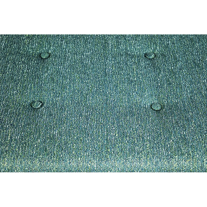 Amora Polyester Blend Upholstered Bench, Teal