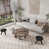 Ecru Taupe + Pure White