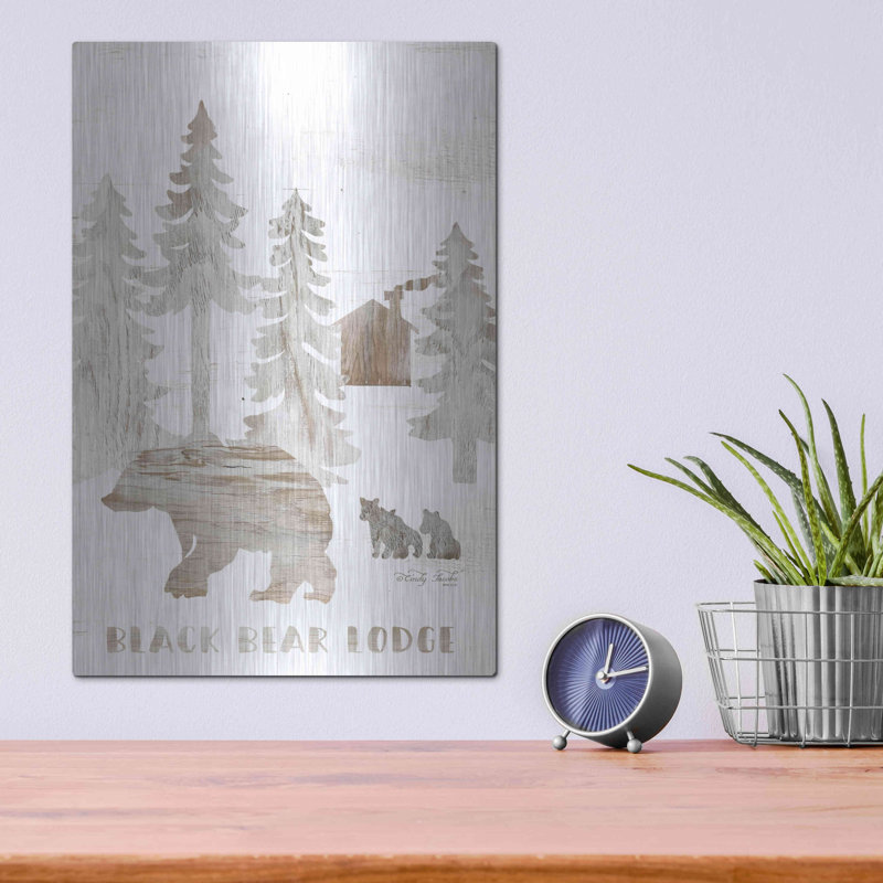 «Black Bear Lodge» par Cindy Jacobs, H 16 po x l 12 po
