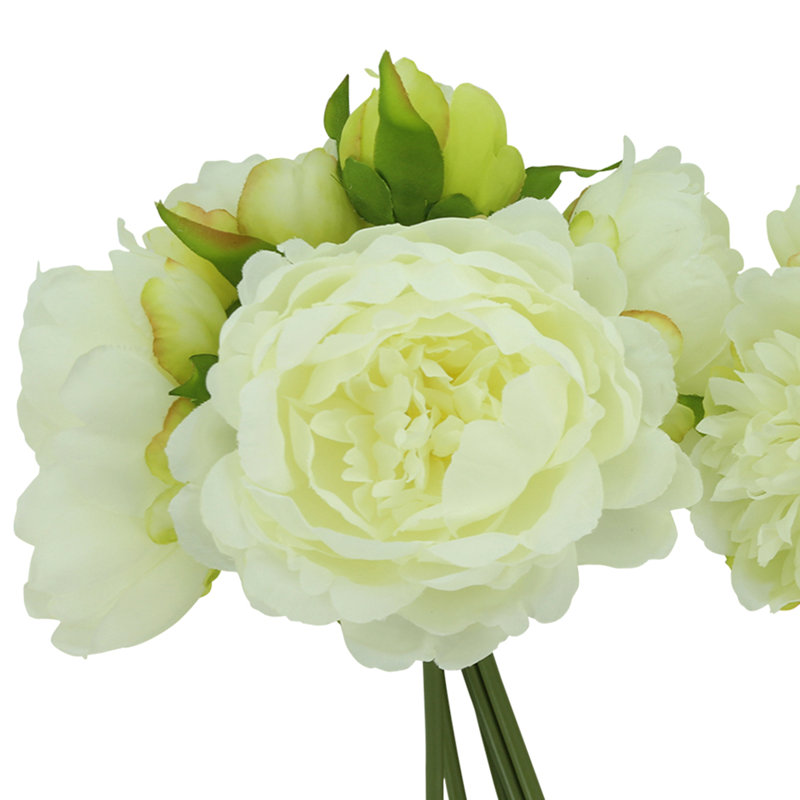 Peony Bouquet Bundle (Set of 2), White
