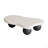 40 Inch Cloud Shaped Coffee Table With 3 Ball Legs For Living Room, White Top Black Legs-1790429625-1790429626-1790429574