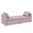 Modern Upholstered Chaise Lounger Daybed - A Small Single Size With 2 Built-In Drawers-1434645719