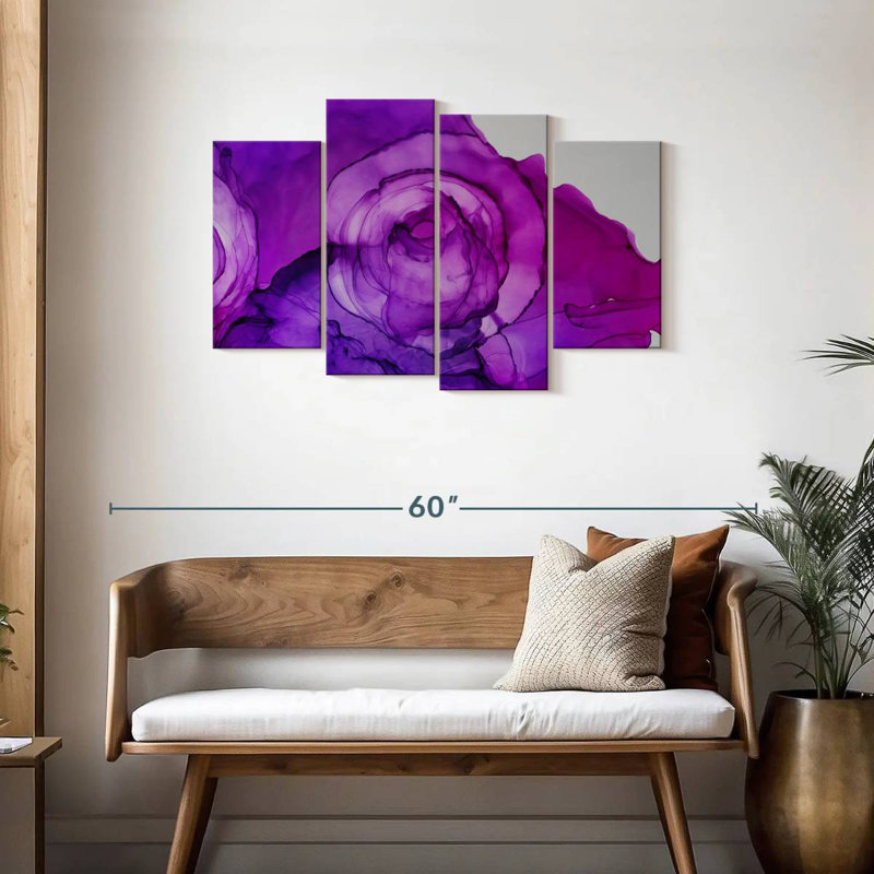 Fleur moderne Avery, H 27 po x l 43 po