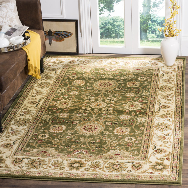 Lyndhurst Oriental Area Rug, Green, Rectangle 244 x 305 cm