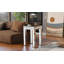 Table de bout en verre Sparsh