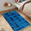 Tapis intérieur / extérieur en coton tressé à la main à motif abstrait 2 pi x 3 pi Jeska