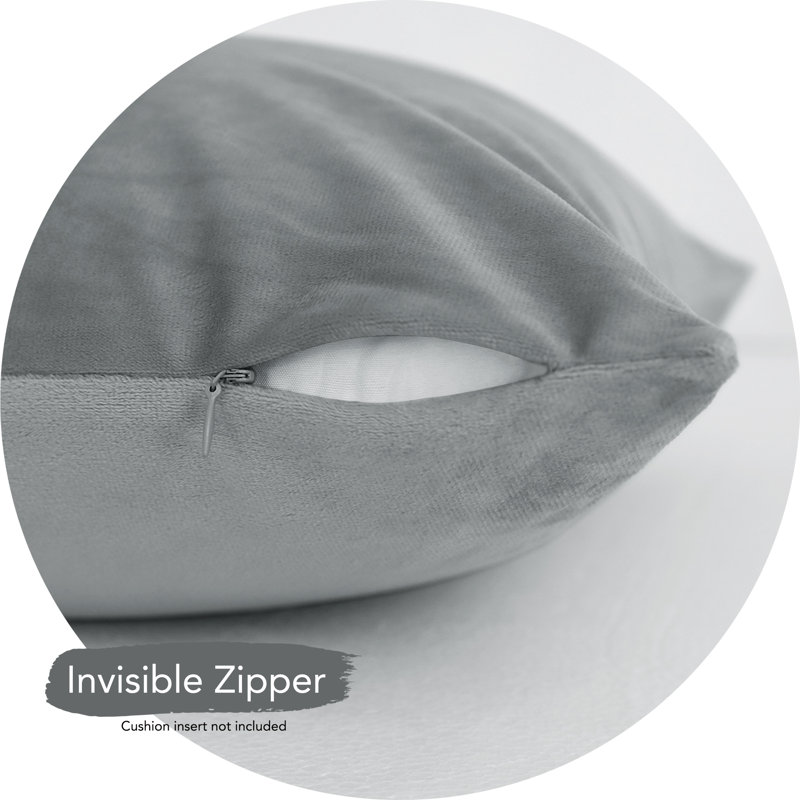 Reversible Pillow Cover, Gray
