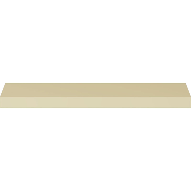 Primed White Polyurethane Geometric Crown Moulding Sample