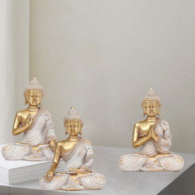 Buddha Statue For Home Decor,Gold Small Buddha Statues For Zen Decor