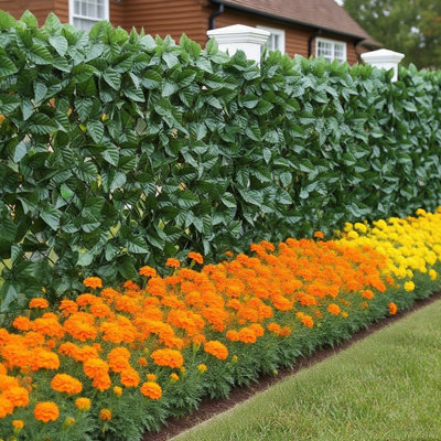 10-Packs 20" W x 20" L Outdoor Artificial Ivy Privacy Fence Panel