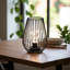 Metal Cordless Table Lamp Cage Shape Battery Operated Lamp with Warm Fairy Lights Bulb-1848027531