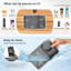Adjustable Lap Beanbag Tablet  Stand, with Snack Bowl,360° Rotating Cli
