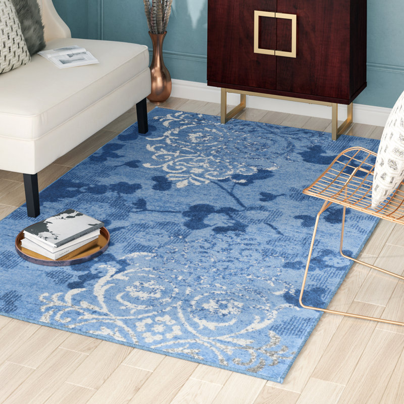 Tapis damassé Alonie Performance, Rectangle 6 pi x 9 pi