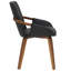 Chaise de salle à manger Gasper, ensemble de 2, en noyer noir et foncé-2118046925