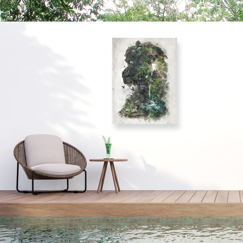 Toile d'extérieur Barrett Biggers Jungle Gorilla, H 14 po x l 19 po