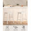 Tabouret de comptoir moderne en bois massif de 24 po, tabourets pour îlot de cuisine avec dossier-1666775512-1666775515