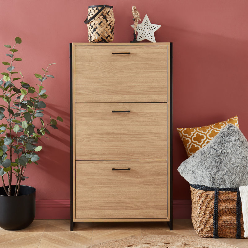 18 Pair Shoe Storage Cabinet
