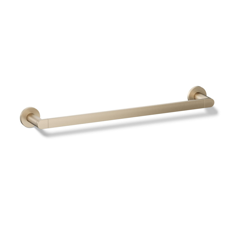 18" Wall Mounted Towel Bar, Vibrant Brushed Bronze, 18"W