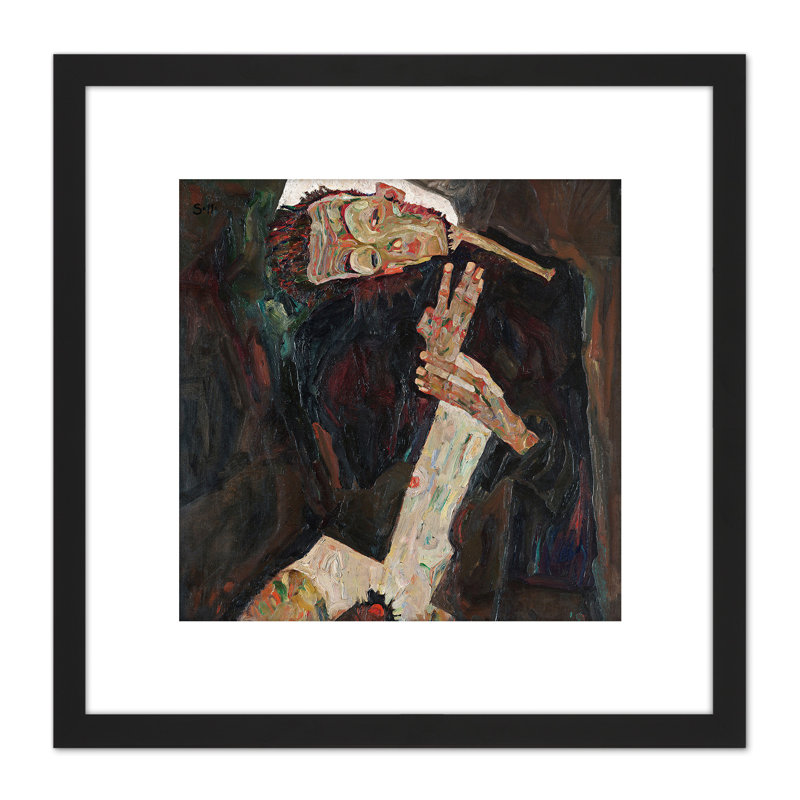 Egon Schiele The Lyricist by Egon Schiele - Single Picture Frame Painting