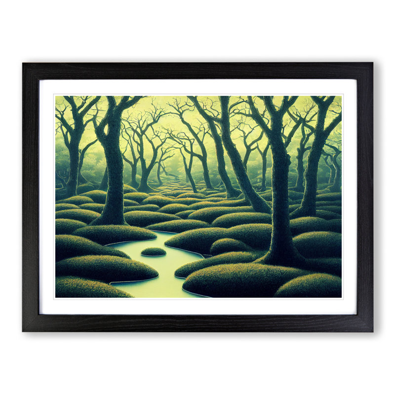 Unbeatable Forest - Framed Print, Black, 34cm H x 46cm W x 2cm D
