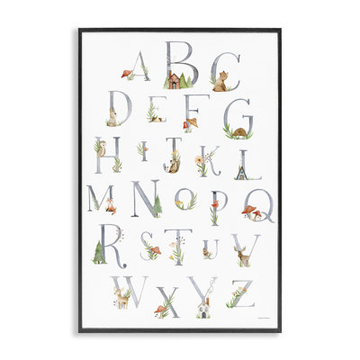 «Soft Cottage Alphabet», estampe numérique par Rachel Nieman