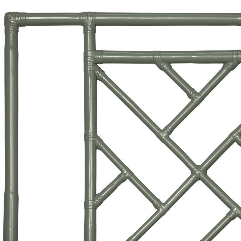 Alden Chippendale Open-Frame Headboard, Twin, Evergreen