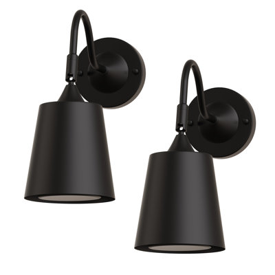 2-Lights Iron Armed Sconce RGB Dimmable