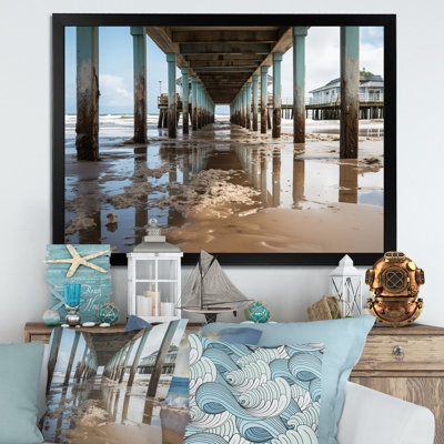 Pier Abstract Pier An I - Coastal Pier Wall Decor