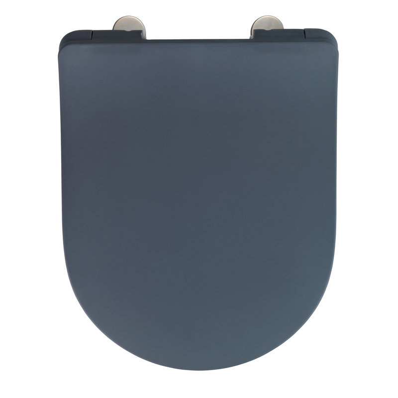 Sedilo Soft Close Elongated Toilet Seat, Grey