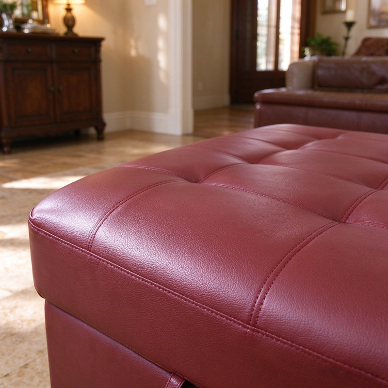 Outdoor Ottoman with Sunbrella® Cushion