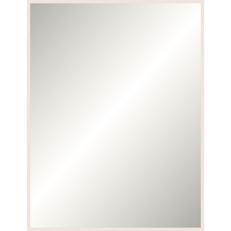 White Wash Legacy Mirror, Medium rectangle