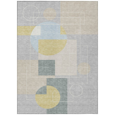 Machine Washable Indoor/Outdoor Chantille ACN2500 Geometric Rug