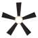 Wynd 5 - Blade Outdoor /Indoor Smart Ceiling Fan with Remote Control and LED Light Kit Included, Works With Alexa and iOS or Android App