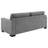 Vicente Grey Upholstered Sofa Sleeper With Queen Mattress