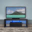 Meuble télé avec rangement et DEL, console multimédia avec tiroir