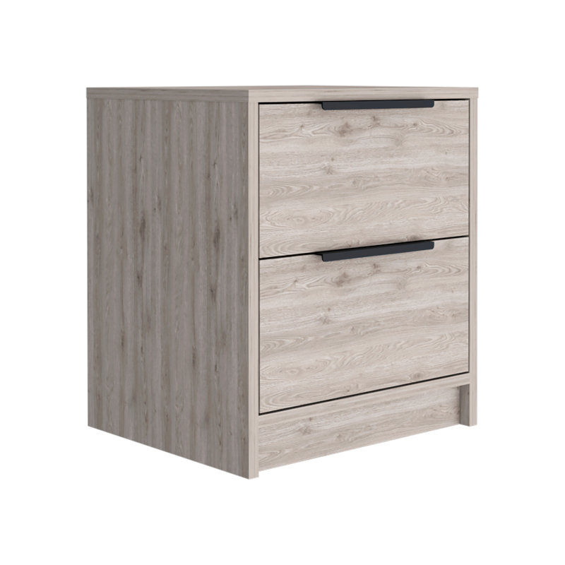 Table de chevet de style contemporain, Chêne