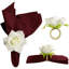 Rond de serviette fleur