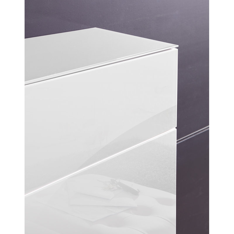 Primera 16 Pair Shoe Storage Cabinet, White