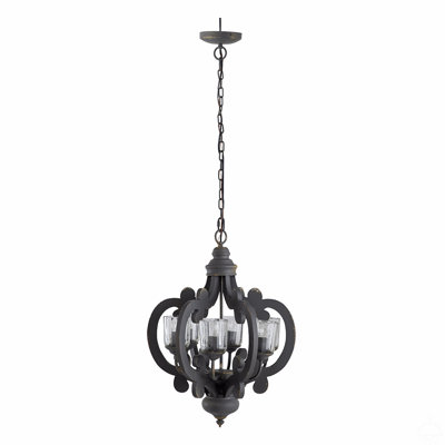 Luminaire suspendu 6 lumières Farmhouse