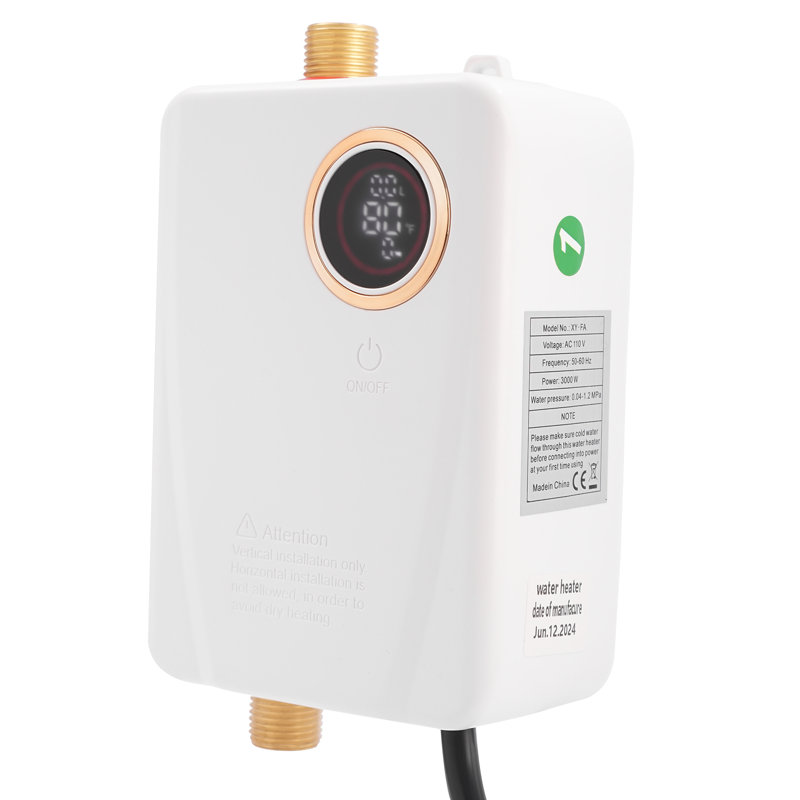 Tankless Water Heater, White