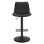 Tabouret ajustable moderne en similicuir et métal, ensemble de 4-399764022