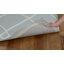 Tapis menthe en laine touffeté à la main à motif géométrique Krystyna-21773924
