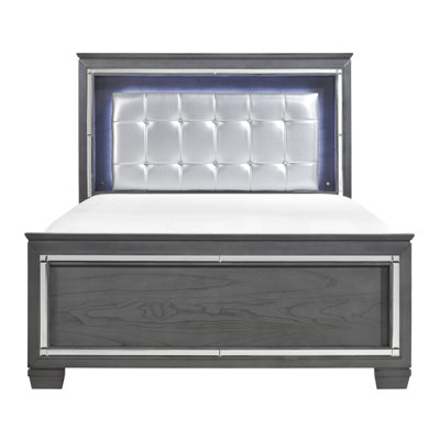 Malcome Led Upholstered Eastern Bed