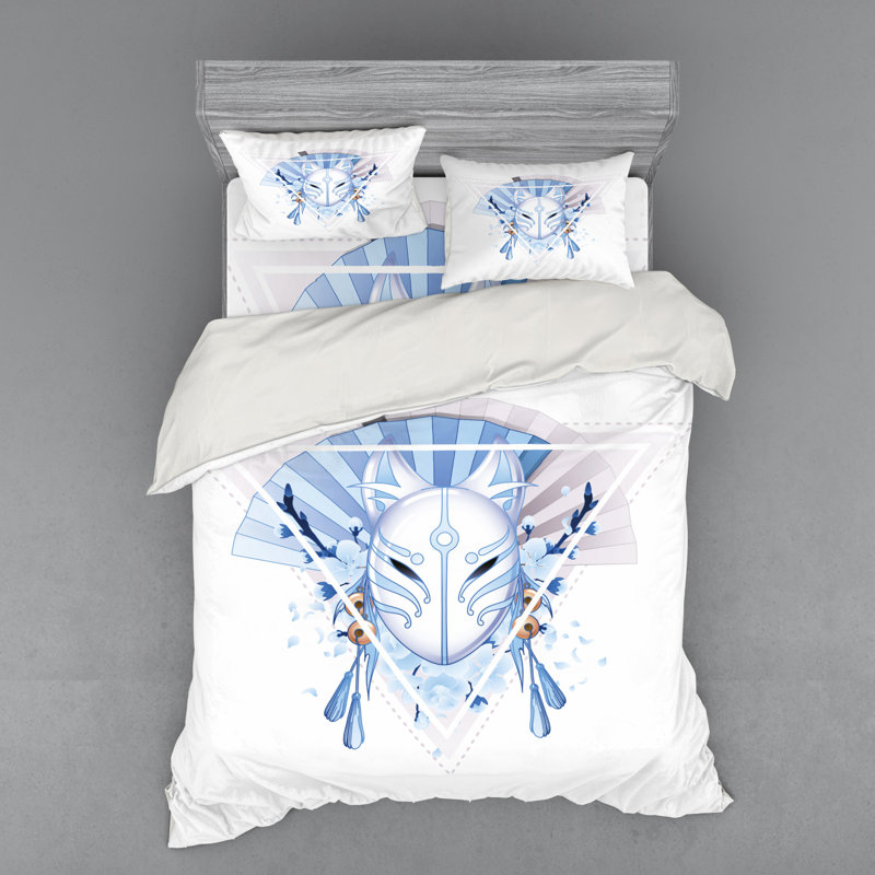 Ensemble de housse de couette kabuki mask
