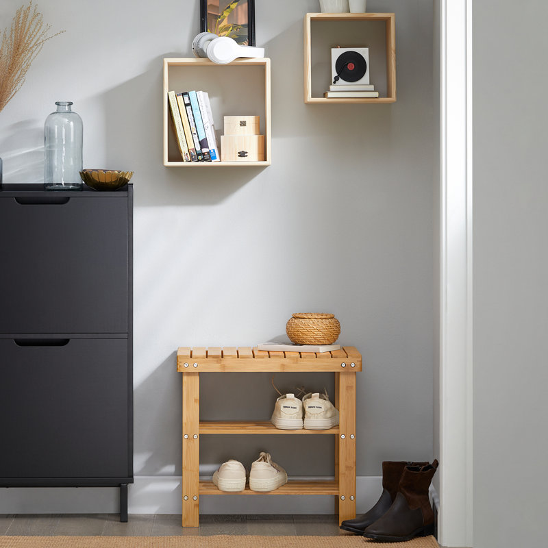 4 Pair Shoe Storage Bench