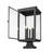 Stephan Sand Black 5 Light Outdoor Pier Mounted Fixture