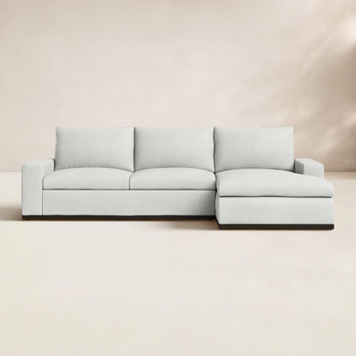 Venita 121'' Wide L-Shaped Powder Coated Aluminum Patio Sofa with Cushions