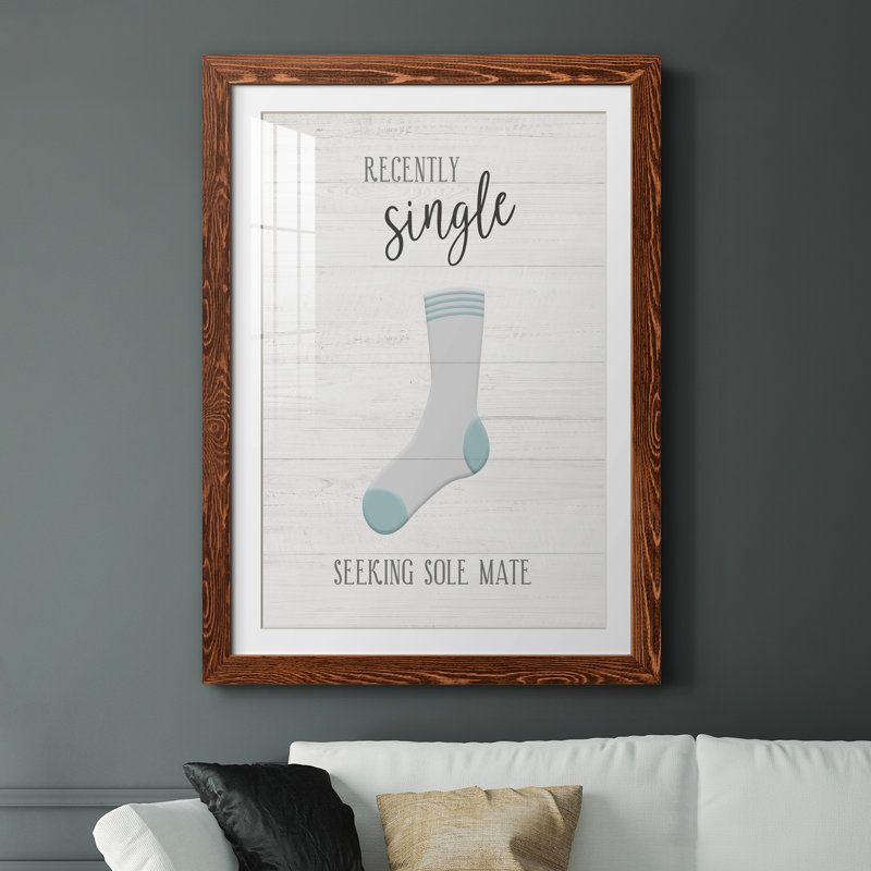 Simple - imprimé, H 37,5 po x l 27,5 po x P 1,5 po, Papier avec cadre brun