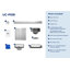 Hotte sous un meuble 36 po Hauslane Chef Series - Acier inoxydable noir, Pro Performance, lumières DEL, commandes tactiles, ventilation à 3 voies-89017867-80791020